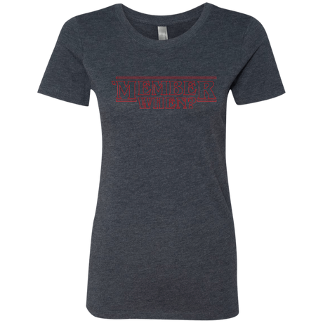 T-Shirts Vintage Navy / Small Member When Women's Triblend T-Shirt