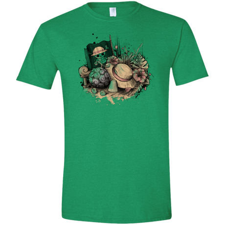 T-Shirts Heather Irish Green / S Memories of the Pirate Men's Semi-Fitted Softstyle