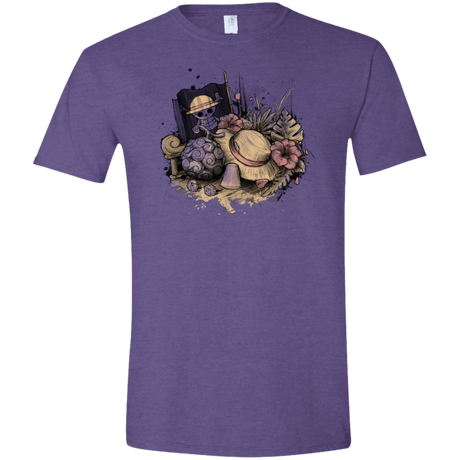 T-Shirts Heather Purple / S Memories of the Pirate Men's Semi-Fitted Softstyle