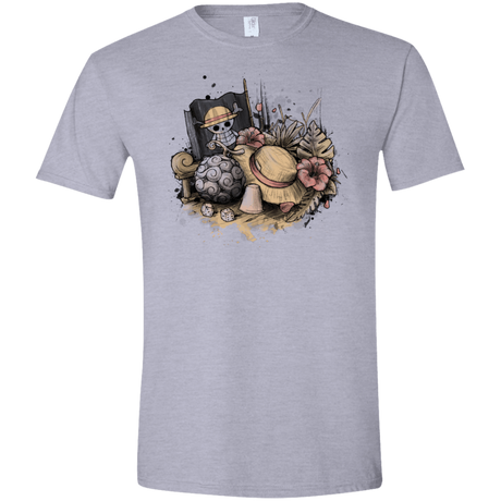 T-Shirts Sport Grey / X-Small Memories of the Pirate Men's Semi-Fitted Softstyle