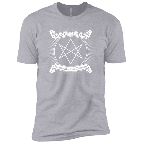 T-Shirts Heather Grey / YXS Men of Letters Boys Premium T-Shirt