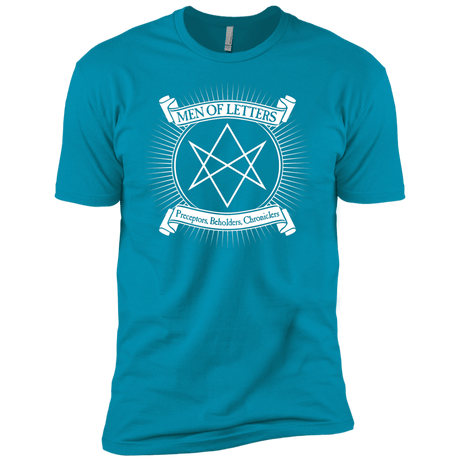 T-Shirts Turquoise / YXS Men of Letters Boys Premium T-Shirt
