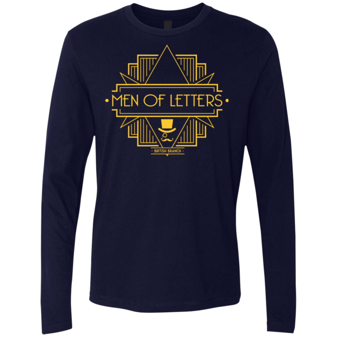 T-Shirts Midnight Navy / Small Men Of Letters British Branch Men's Premium Long Sleeve