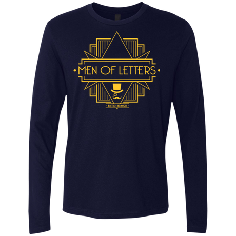 T-Shirts Midnight Navy / Small Men Of Letters British Branch Men's Premium Long Sleeve