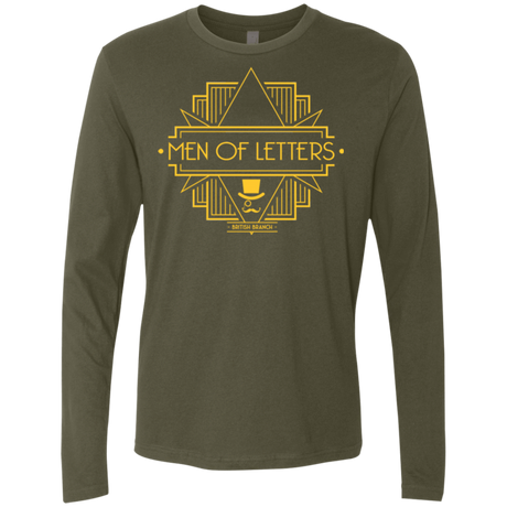 T-Shirts Military Green / Small Men Of Letters British Branch Men's Premium Long Sleeve