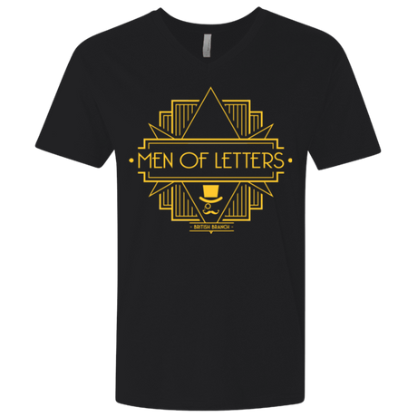 T-Shirts Black / X-Small Men Of Letters British Branch Men's Premium V-Neck