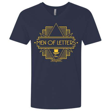 T-Shirts Midnight Navy / X-Small Men Of Letters British Branch Men's Premium V-Neck