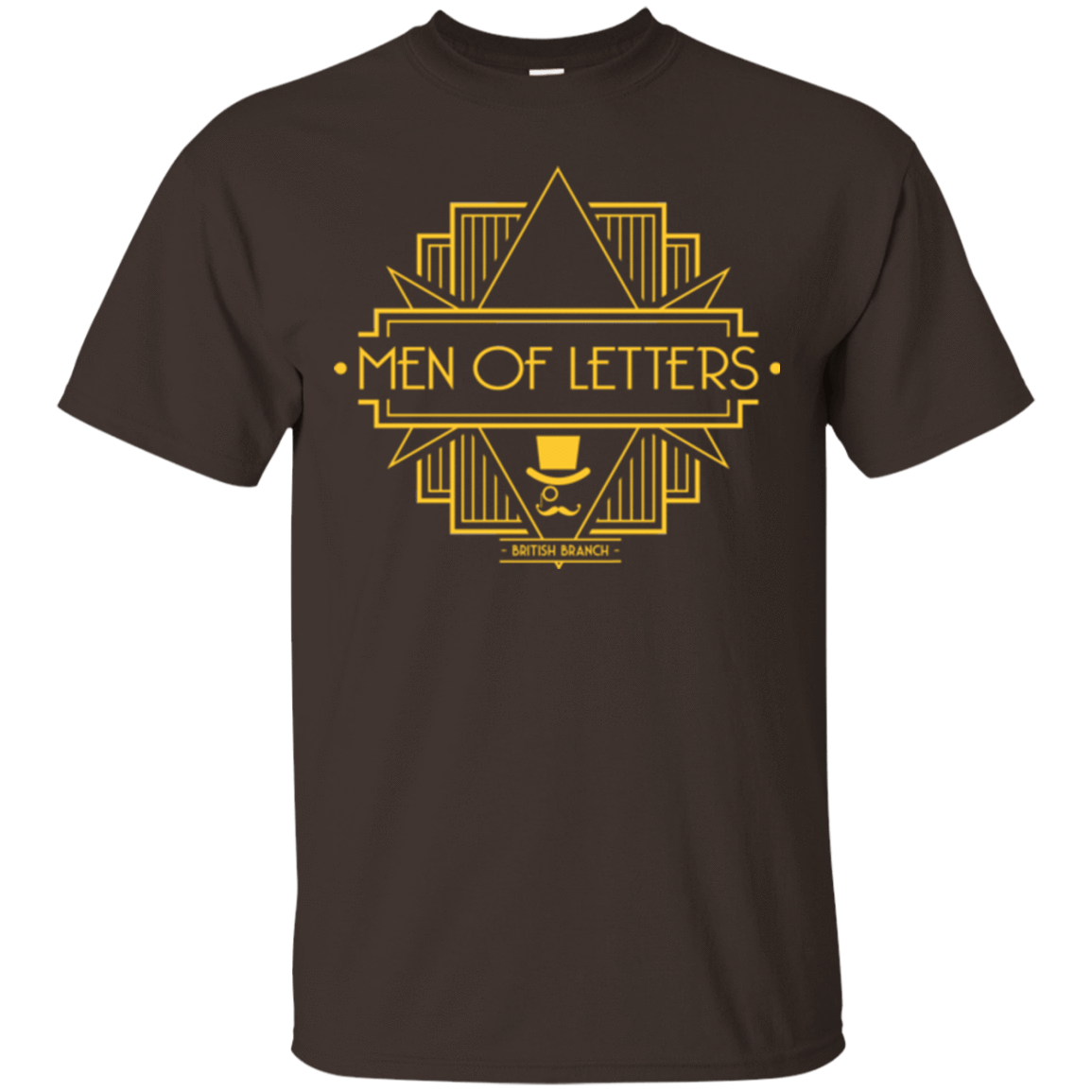 T-Shirts Dark Chocolate / Small Men Of Letters British Branch T-Shirt