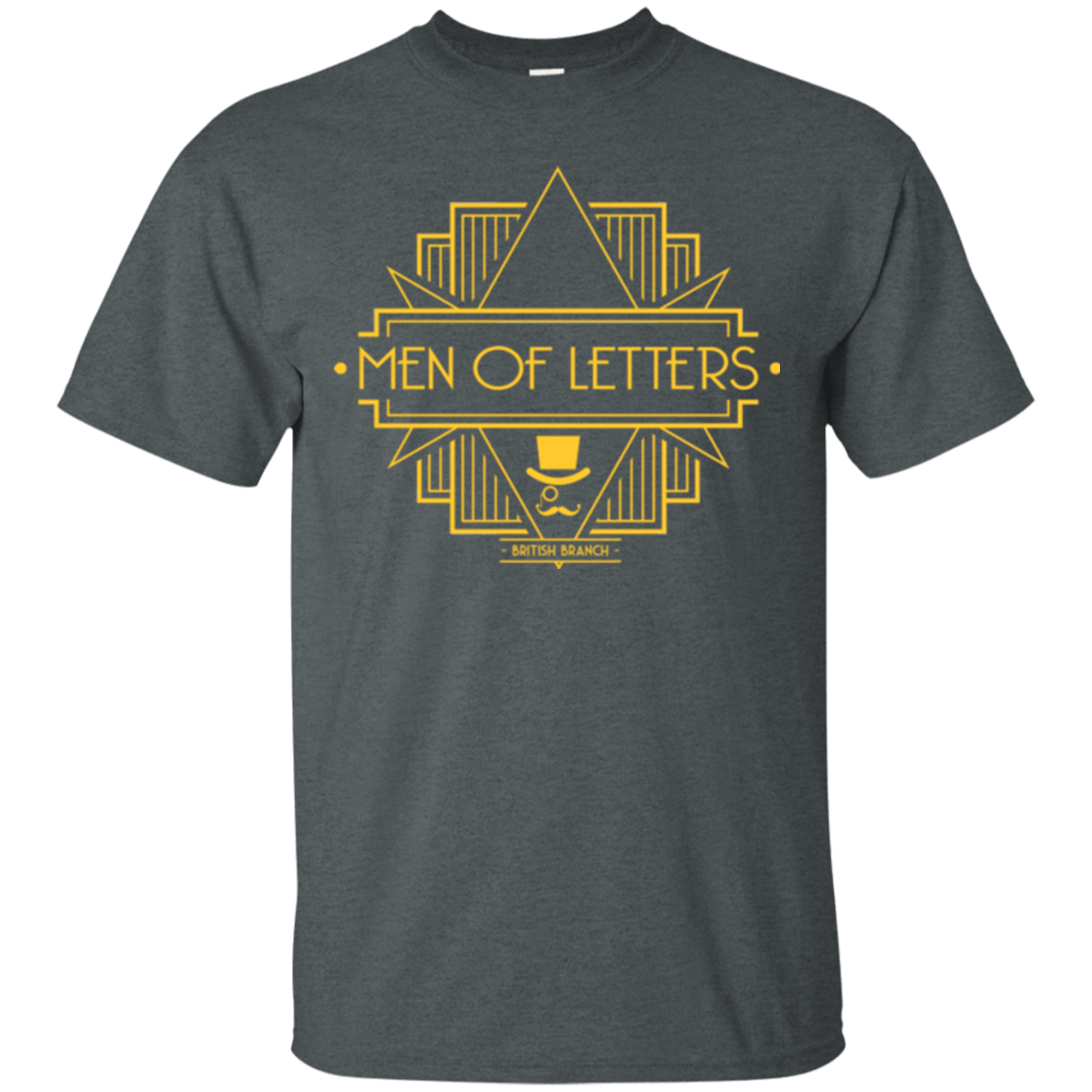 T-Shirts Dark Heather / Small Men Of Letters British Branch T-Shirt