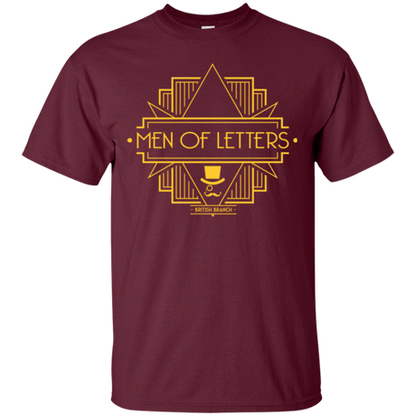 T-Shirts Maroon / Small Men Of Letters British Branch T-Shirt
