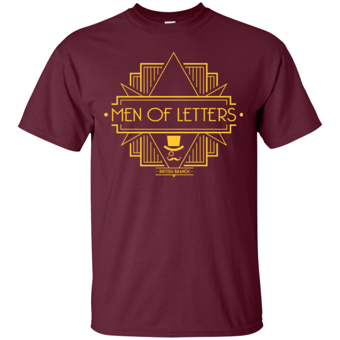 T-Shirts Maroon / Small Men Of Letters British Branch T-Shirt