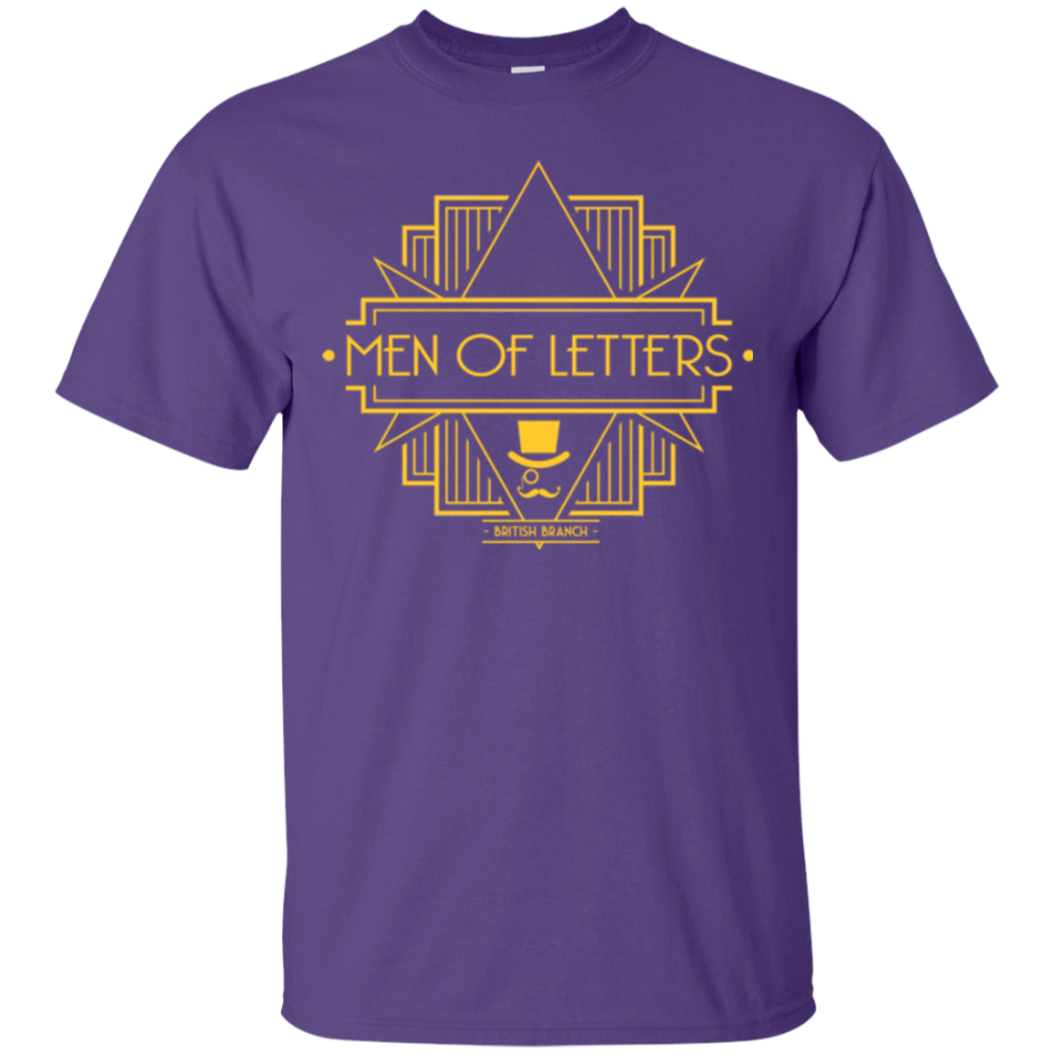 T-Shirts Purple / Small Men Of Letters British Branch T-Shirt