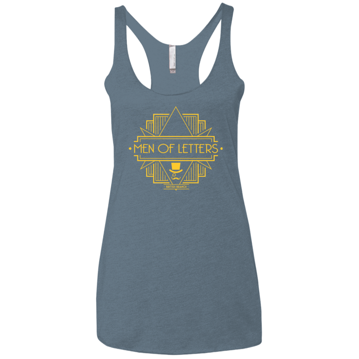 T-Shirts Indigo / X-Small Men Of Letters British Branch Women's Triblend Racerback Tank