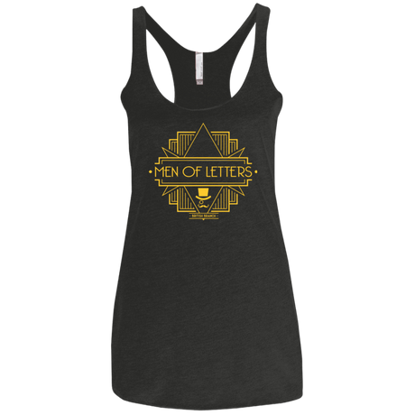 T-Shirts Vintage Black / X-Small Men Of Letters British Branch Women's Triblend Racerback Tank
