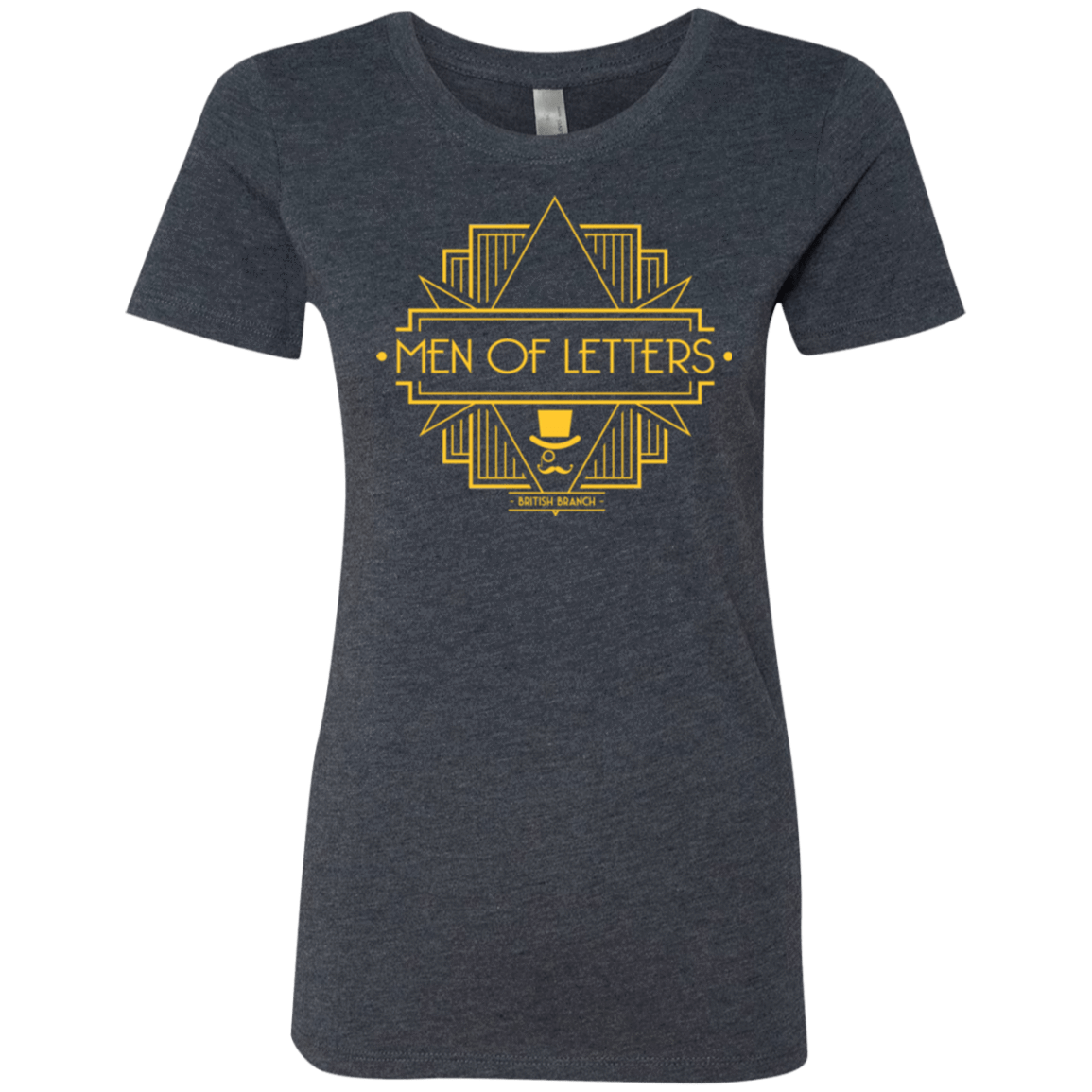 T-Shirts Vintage Navy / Small Men Of Letters British Branch Women's Triblend T-Shirt