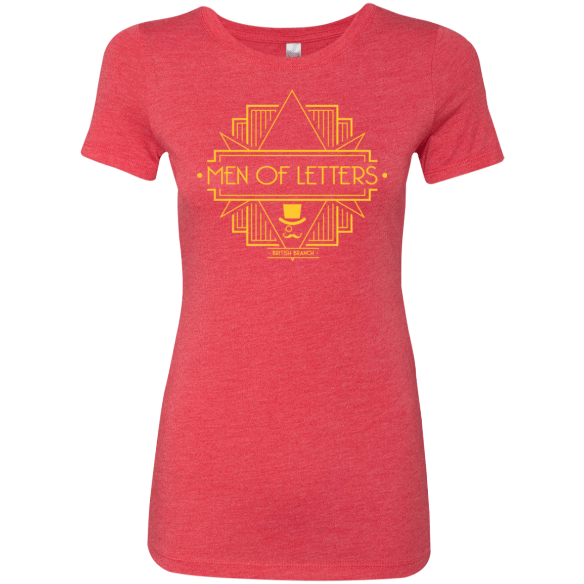T-Shirts Vintage Red / Small Men Of Letters British Branch Women's Triblend T-Shirt