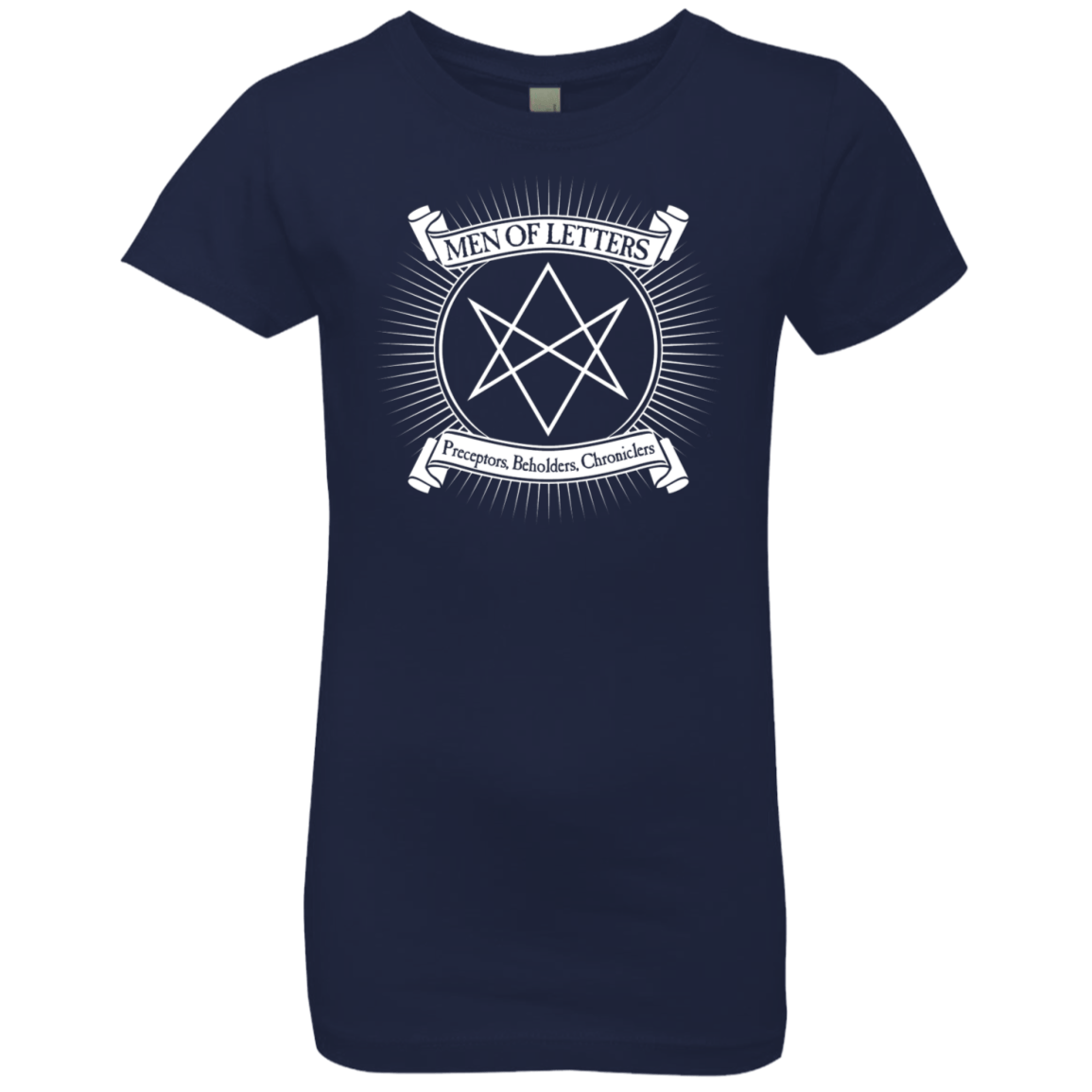 T-Shirts Midnight Navy / YXS Men of Letters Girls Premium T-Shirt