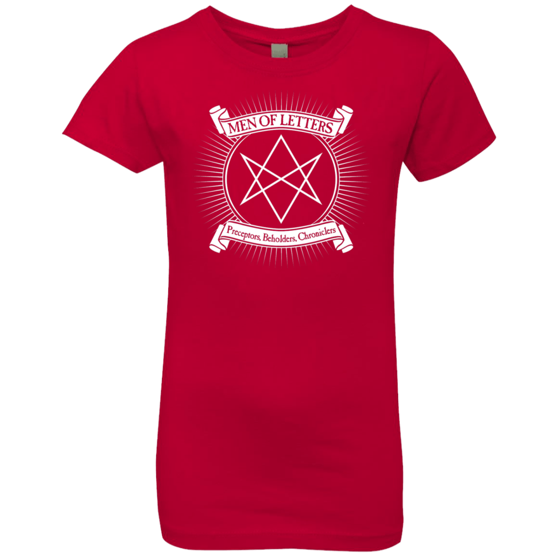 T-Shirts Red / YXS Men of Letters Girls Premium T-Shirt