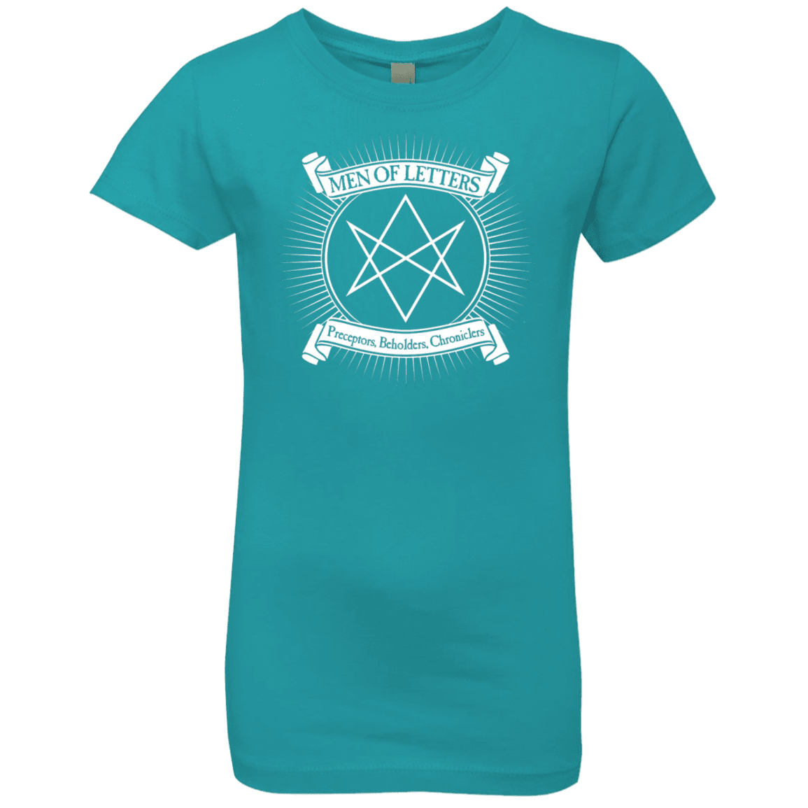 T-Shirts Tahiti Blue / YXS Men of Letters Girls Premium T-Shirt