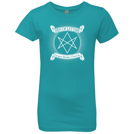 T-Shirts Tahiti Blue / YXS Men of Letters Girls Premium T-Shirt