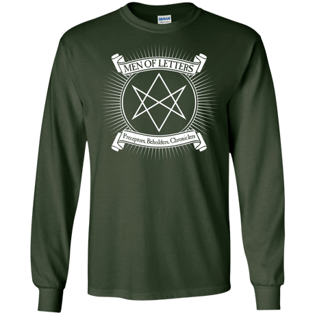 T-Shirts Forest Green / S Men of Letters Men's Long Sleeve T-Shirt