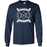 T-Shirts Navy / S Men of Letters Men's Long Sleeve T-Shirt