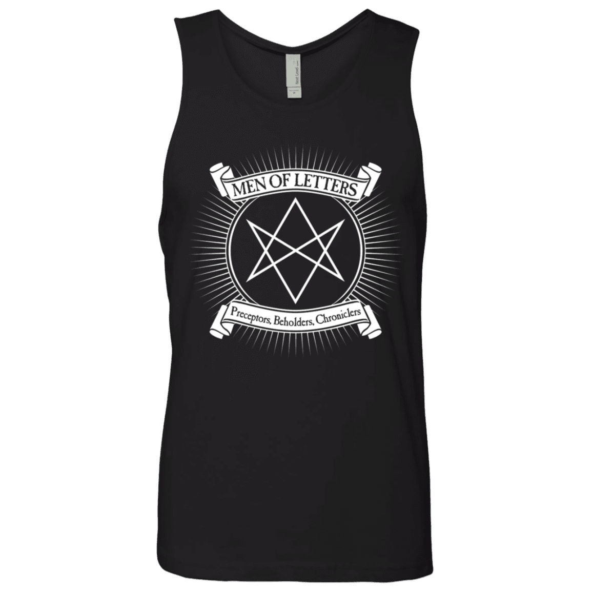 T-Shirts Black / S Men of Letters Men's Premium Tank Top