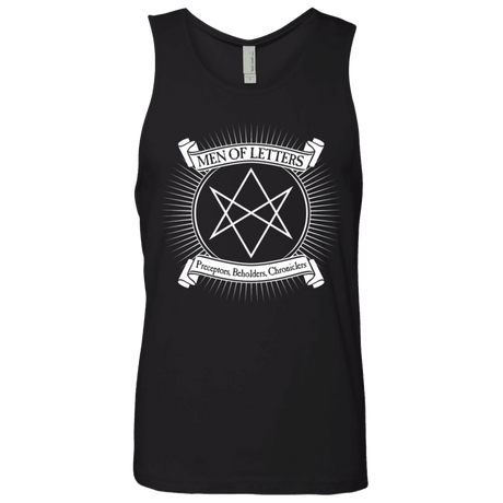 T-Shirts Black / S Men of Letters Men's Premium Tank Top