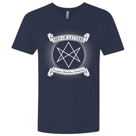 T-Shirts Midnight Navy / X-Small Men of Letters Men's Premium V-Neck