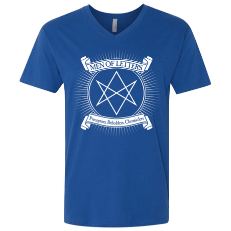 T-Shirts Royal / X-Small Men of Letters Men's Premium V-Neck