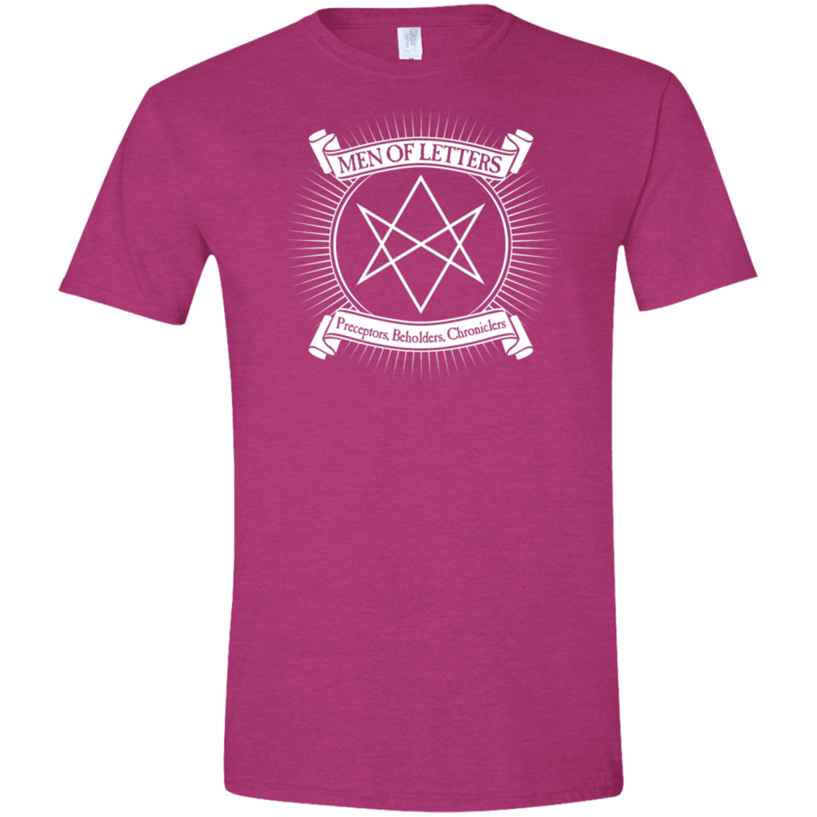 T-Shirts Antique Heliconia / S Men of Letters Men's Semi-Fitted Softstyle