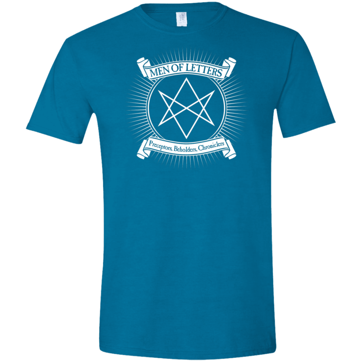 T-Shirts Antique Sapphire / S Men of Letters Men's Semi-Fitted Softstyle