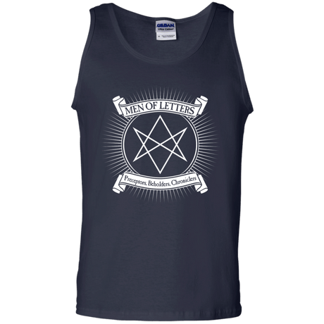 T-Shirts Navy / S Men of Letters Men's Tank Top