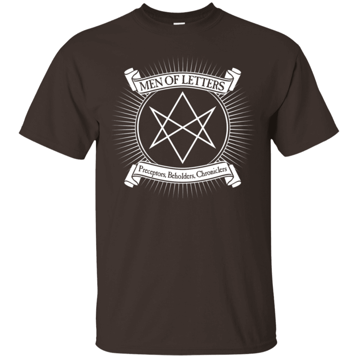 T-Shirts Dark Chocolate / S Men of Letters T-Shirt