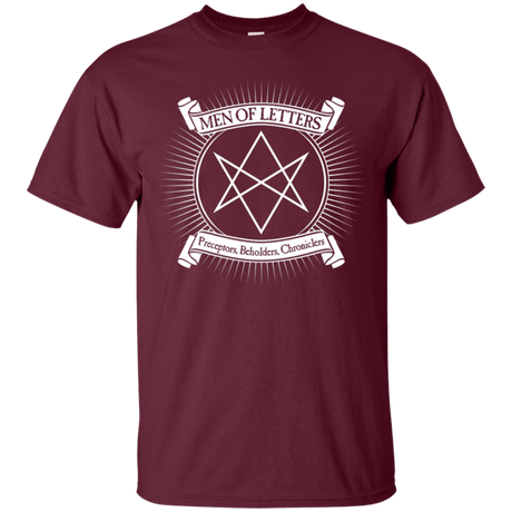 T-Shirts Maroon / S Men of Letters T-Shirt