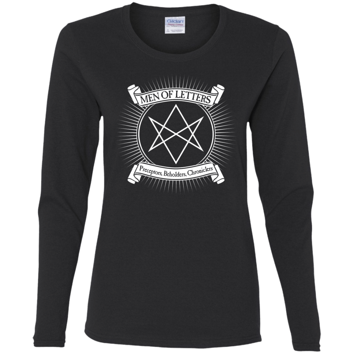 T-Shirts Black / S Men of Letters Women's Long Sleeve T-Shirt