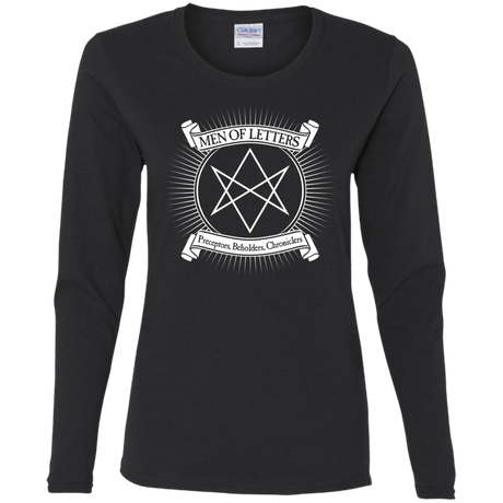 T-Shirts Black / S Men of Letters Women's Long Sleeve T-Shirt