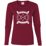 T-Shirts Cardinal / S Men of Letters Women's Long Sleeve T-Shirt