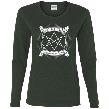 T-Shirts Forest / S Men of Letters Women's Long Sleeve T-Shirt
