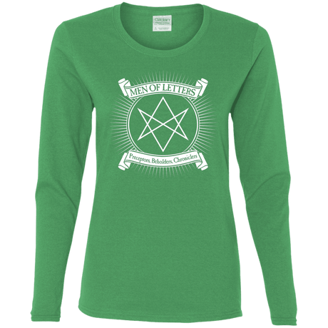 T-Shirts Irish Green / S Men of Letters Women's Long Sleeve T-Shirt