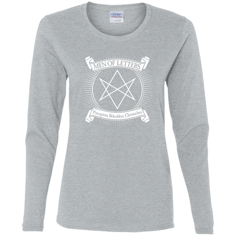 T-Shirts Sport Grey / S Men of Letters Women's Long Sleeve T-Shirt