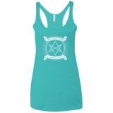 T-Shirts Tahiti Blue / X-Small Men of Letters Women's Triblend Racerback Tank