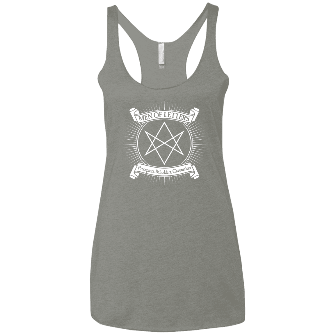 T-Shirts Venetian Grey / X-Small Men of Letters Women's Triblend Racerback Tank