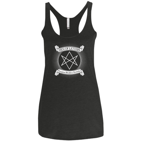 T-Shirts Vintage Black / X-Small Men of Letters Women's Triblend Racerback Tank