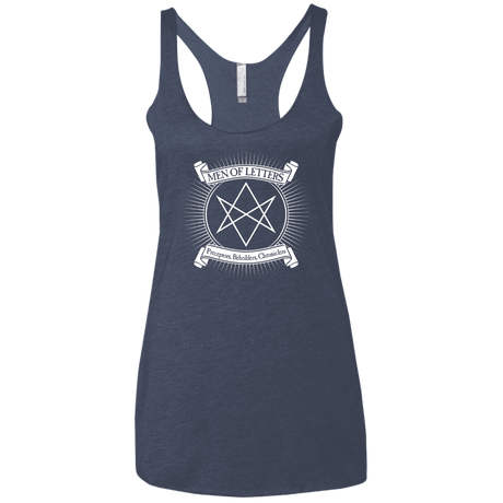 T-Shirts Vintage Navy / X-Small Men of Letters Women's Triblend Racerback Tank