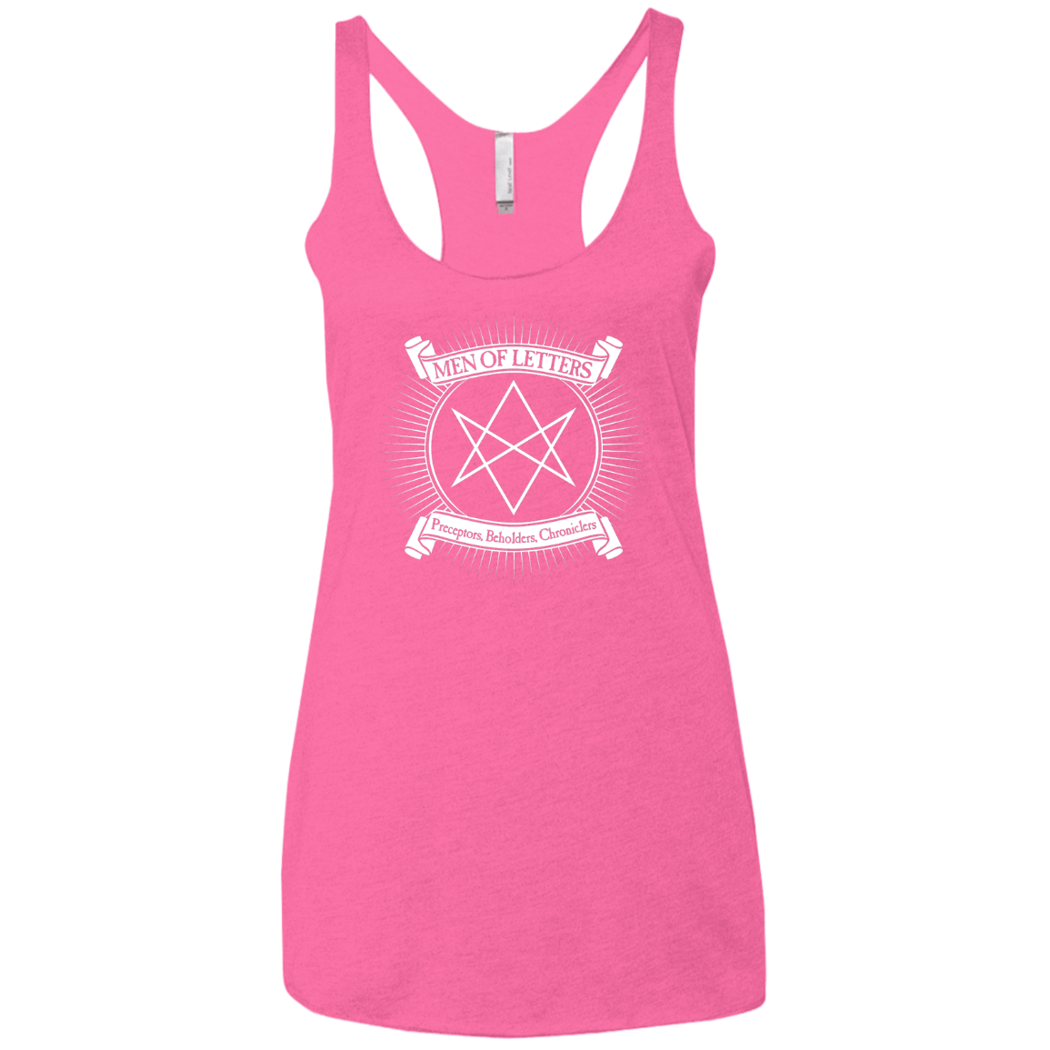 T-Shirts Vintage Pink / X-Small Men of Letters Women's Triblend Racerback Tank