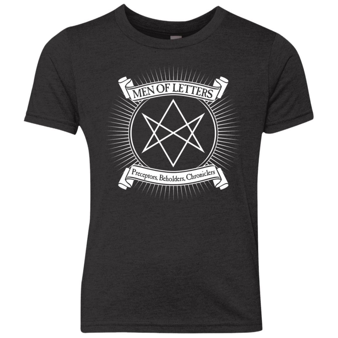 T-Shirts Vintage Black / YXS Men of Letters Youth Triblend T-Shirt