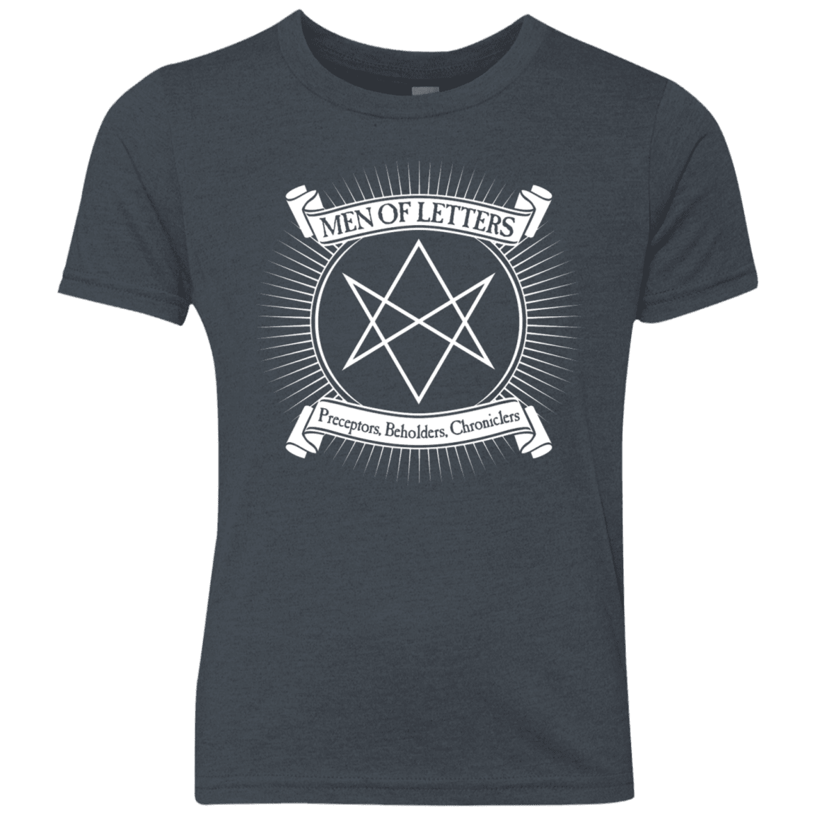 T-Shirts Vintage Navy / YXS Men of Letters Youth Triblend T-Shirt