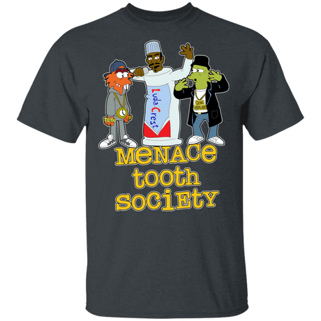 T-Shirts Dark Heather / S Menace Tooth Society T-Shirt