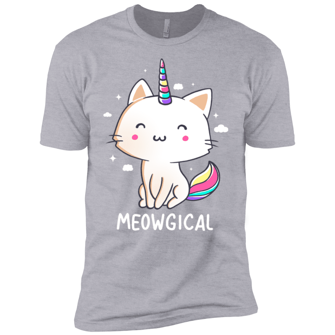 T-Shirts Heather Grey / YXS Meowgical Boys Premium T-Shirt